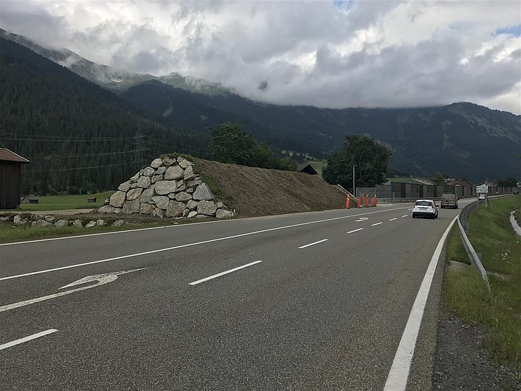 05 Lärmschutzdamm Bereich Wengle