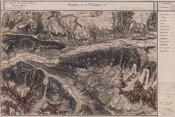 © Tiroler Landesarchiv Zweite Landesaufnahme, Blatt 85, Sillian