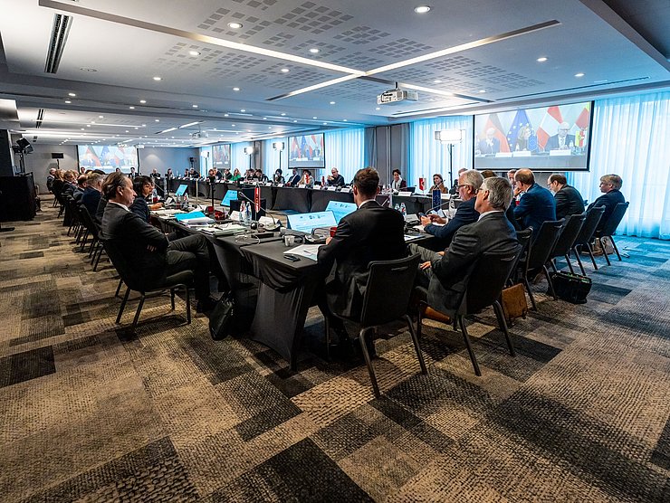 Die PräsidentInnen der deutschsprachigen Landtage trafen sich zu ihrer jährlichen Europakonferenz in Brüssel.