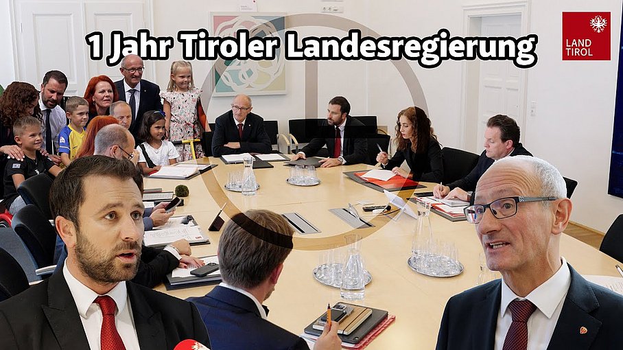 © Land Tirol/Christanell 1 Jahr Tiroler Landesregierung