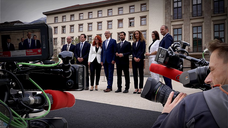 © Land Tirol/Raggl Vorstellung des Regierungsprogrammes