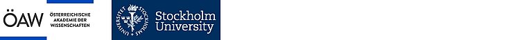 © ÖAW und University Stockholm Logos der Partner des Projektes SWIFT: University Stickholm, ÖAW