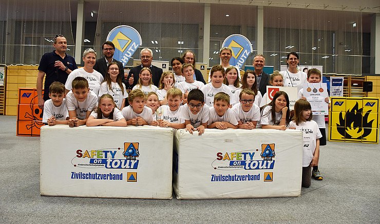 Sieger der Kindersicherheitssolympiade Volksschule Uderns