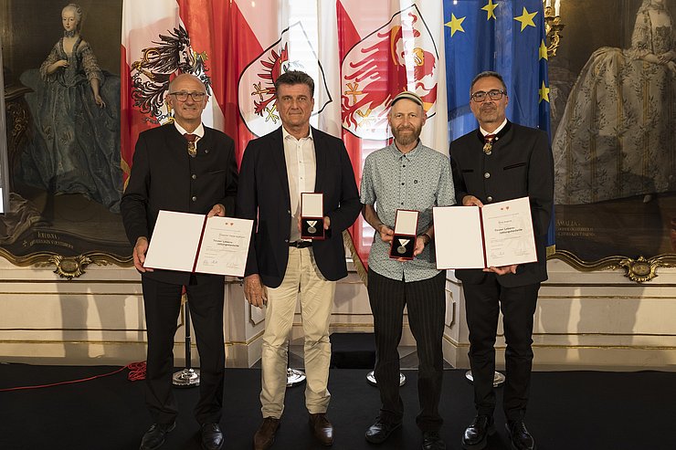 © Land Tirol/Sedlak Lebensrettungsmedaille