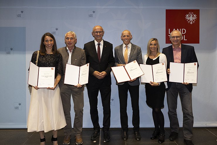 Impressionen Festakt Verleihung Tiroler Sportehrenzeichen 03. November 2025