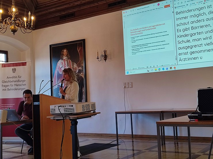 Präsentation beim Netzwerktreffen