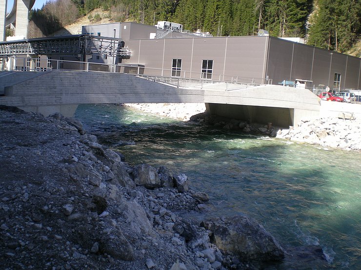 Brücke nach Fertigstellung