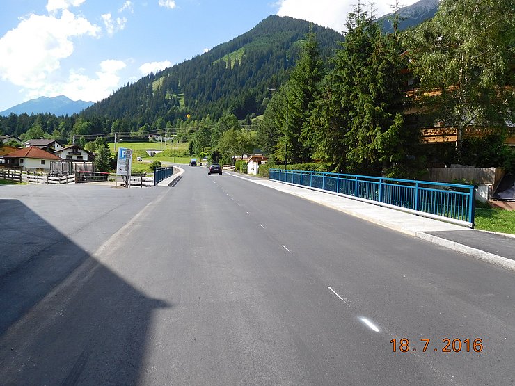 © Land Tirol/Somweber Neue Lussbachbrücke Blickrichtung Nordwest