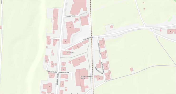 Hauptgebäude Anfahrt BBA Reutte