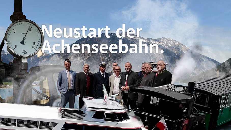 Neustart der Achenseebahn.