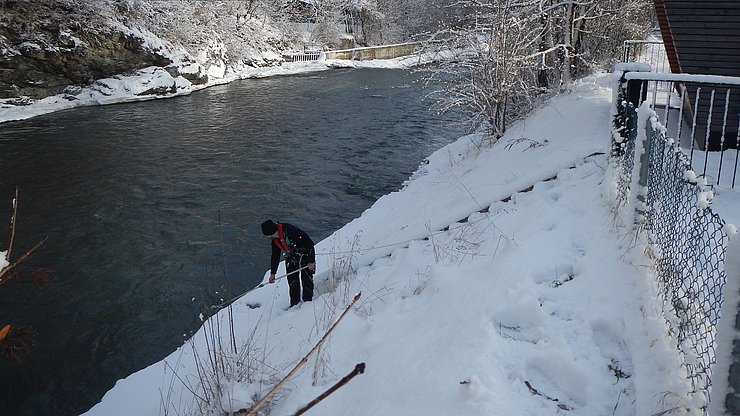 Probenahme Fließgewässer