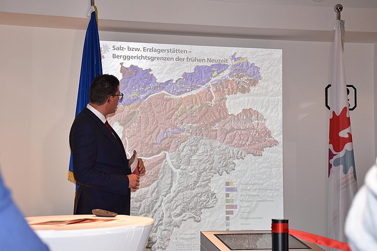 Große digitale Karte der Euregio