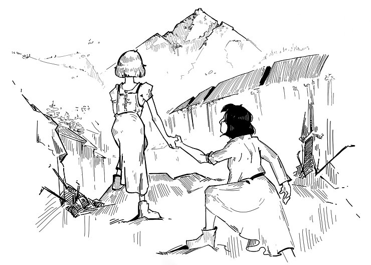 Nachdem eine Fliegerbombe die Außenwand des Innsbrucker Polizeigefängnisses beschädigt, gelingt Leokadia und Marysia die Flucht in die Freiheit. 