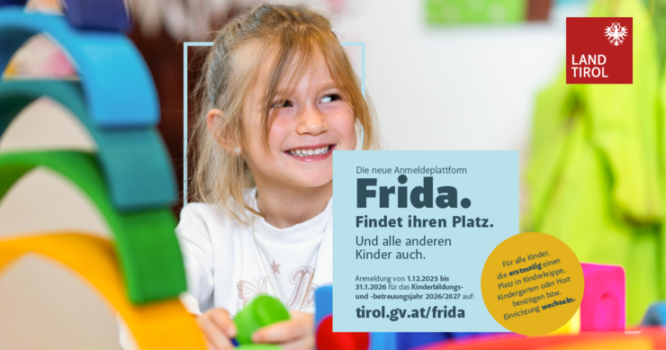 Sujet FRIDA im Querformat.