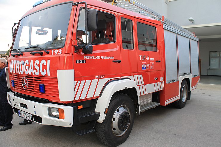 © Land Tirol Feuerwehrauto