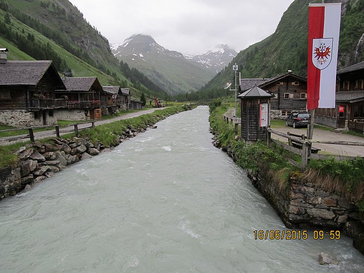 © Land Tirol/SG Hydrographie und Hydrologie Pegel Innergschlöß Gschlößbach