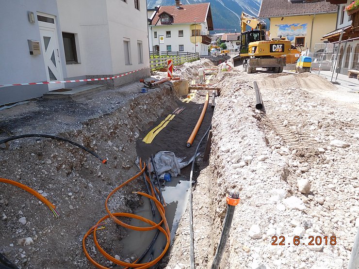 © Land Tirol/Somweber Bernhard Bauabschnitt 2: Leitungsbau Blickrichtung Süden