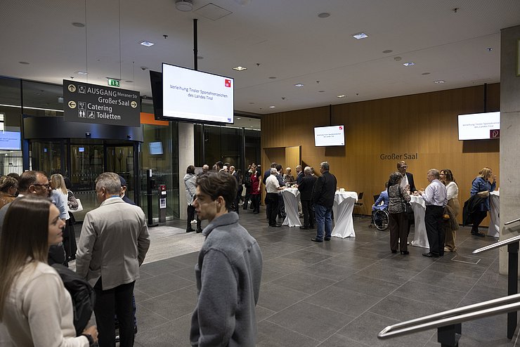 Impressionen Festakt Verleihung Tiroler Sportehrenzeichen 03. November 2025