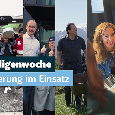 Freiwilligenwoche, Regierung im Einsatz.