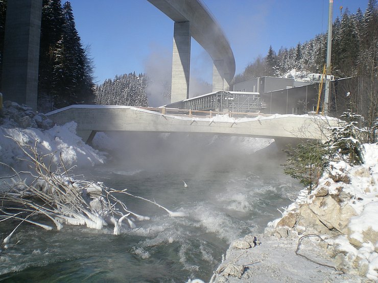 Neues Brückentragwerk