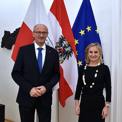 Spanische Botschafterin im Landhaus