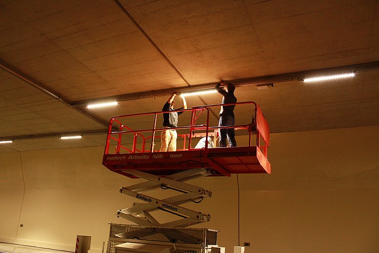 © Land Tirol Einstellung der Durchfahrtsbeleuchtung