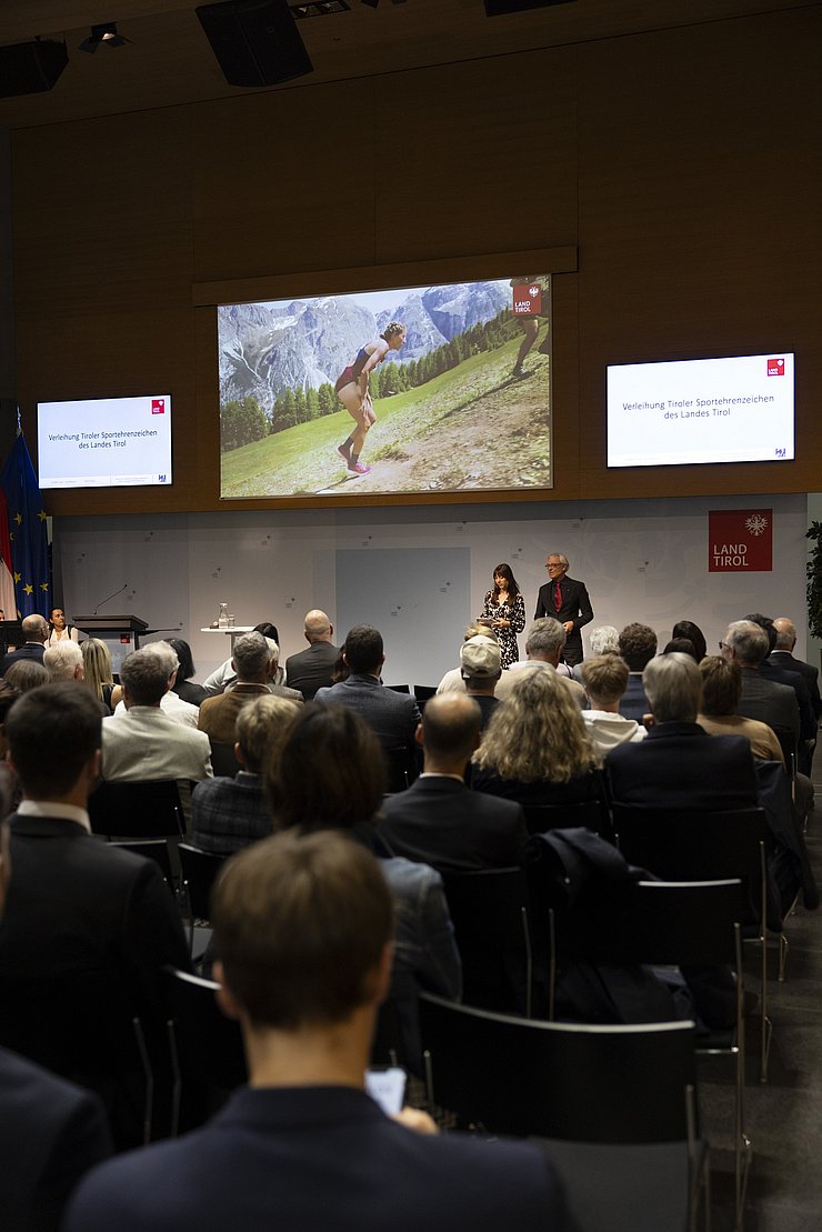 Impressionen Festakt Verleihung Tiroler Sportehrenzeichen 03. November 2025