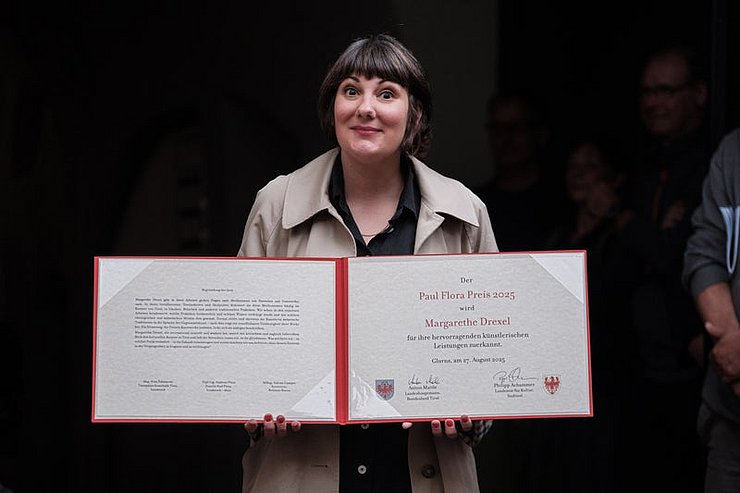 © LPA/Bürgergenossenschaft Obervinschgau/Marco Telfser Die Paul-Flora-Preisträgerin 2025 Margarethe Drexel.