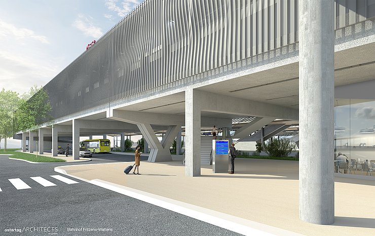 Visualisierung Bahnhof EG