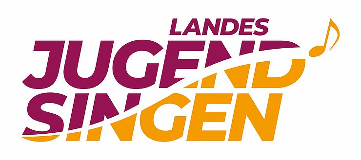 Schwungvoller Schriftzug mit Note