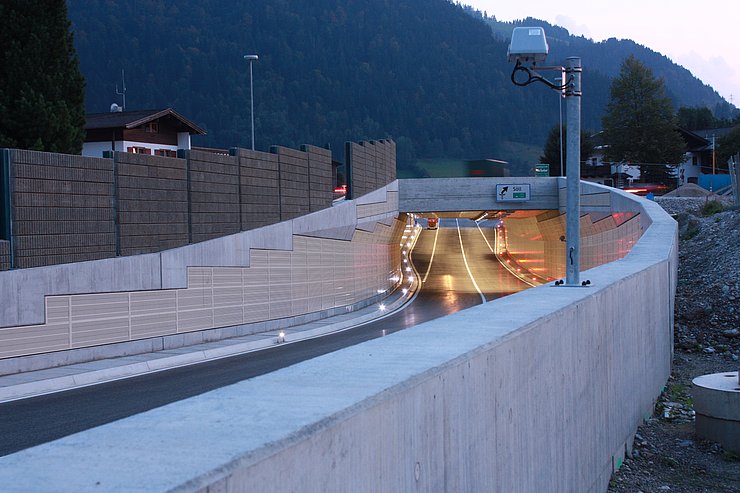 © Land Tirol Einfahrt Ost mit Leuchtdichtekamera (LDK)