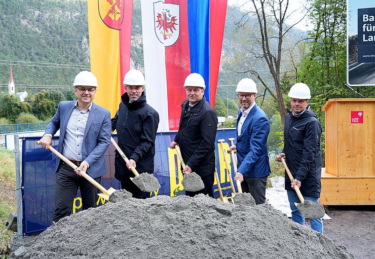 Spatenstich Neubau Innbrücke