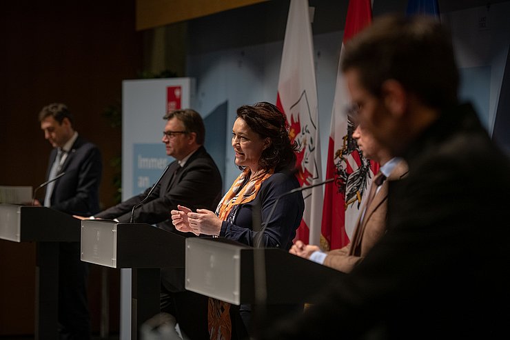 LHStvin Ingrid Felipe betonte, dass es auch weiterhin um die Bewältigung weiterer Herausforderungen - beispielsweise der Klimakrise - gehe