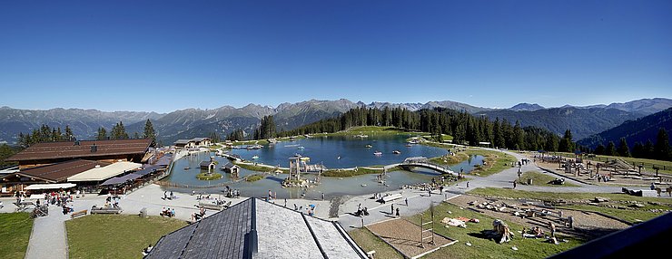 Der Erlebnispar Hög in Serfaus ist Ziel des Tiroler Familienfests 2024.