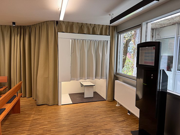 Fotokabine von außen