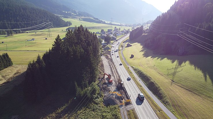 Verlegung Wirtschaftsweg Bereich Wengle