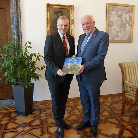 v.l. LTP Schöchl und LTP van Staa