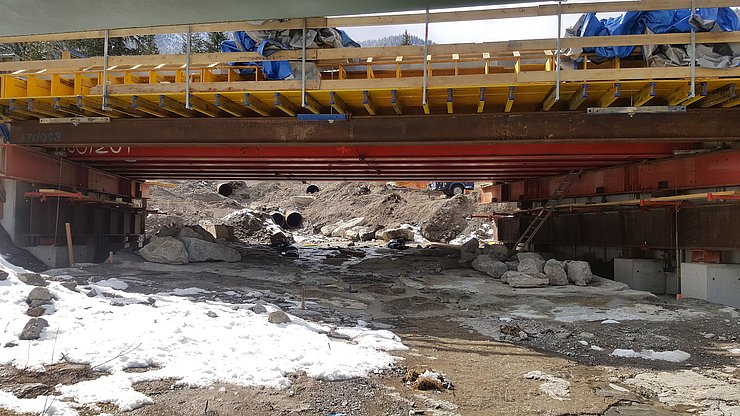 © Land Tirol/Hanny Lehrgerüst Tragwerk