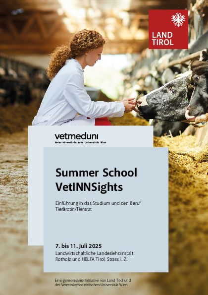 Flyer - Tierärztin mit Kuh