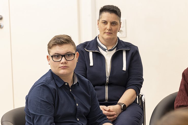 Ob Antworten auf Fragen rund um aktuelle Entwicklungen oder Einblicke in den Arbeitsalltag des Landeshauptmanns: Die Lehrlinge waren interessiert an vielen Themen.