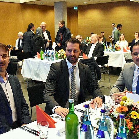 Zekirija Sejdini, Georg Dornauer und Hasan Yildirim