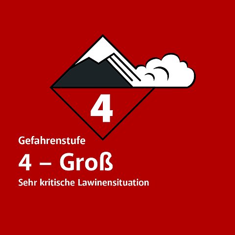 Erneut große Lawinengefahr im südwestlichen Osttirol