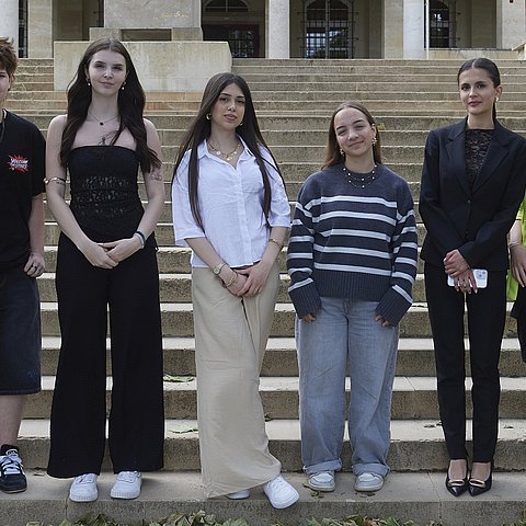 Das Tiroler Team im Burgenland: V. li. Tina Victoria Rieser, Lea Weiß, Bejna Kera, Anna Nemmert, Luisa Sauerwein und Soraya Gstrein (es fehlt Zara von der Thannen).