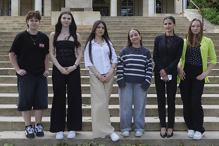Das Tiroler Team im Burgenland: V. li. Tina Victoria Rieser, Lea Weiß, Bejna Kera, Anna Nemmert, Luisa Sauerwein und Soraya Gstrein (es fehlt Zara von der Thannen).