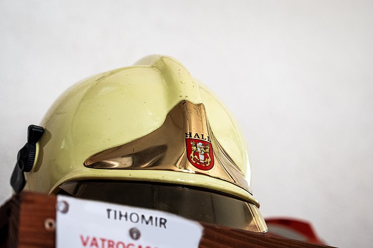 Haller Feuerwehrhelm