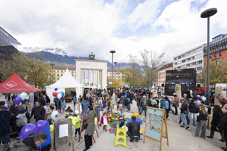 Spiel und Spaß gab es bei den Spielestationen.