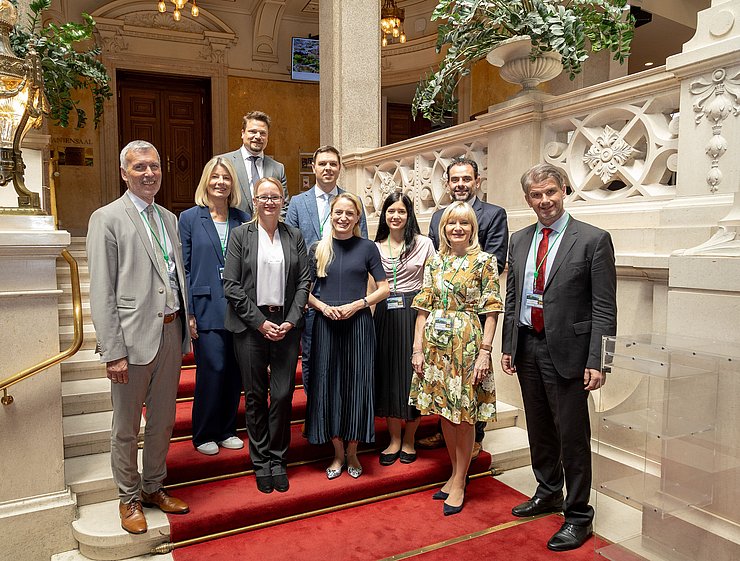 VertreterInnen der österreichischen Landesrechnungshöfe beim EURORAI Seminar 2024 in Graz