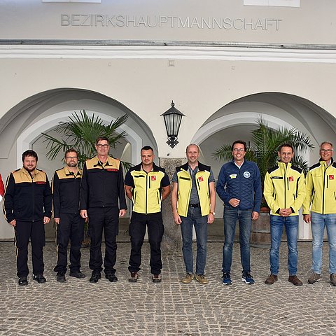 Gruppenfoto der Teilnehmenden an der Übung
