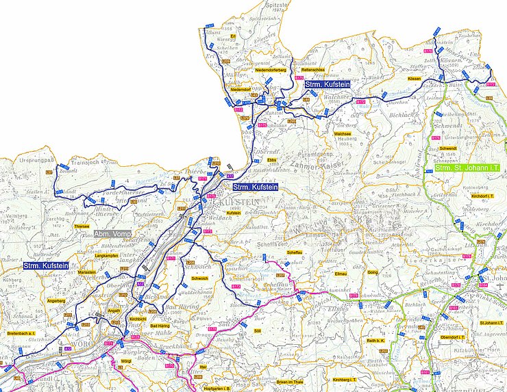 © Land Tirol / TIRIS Bereich Straßenmeisterei Kufstein