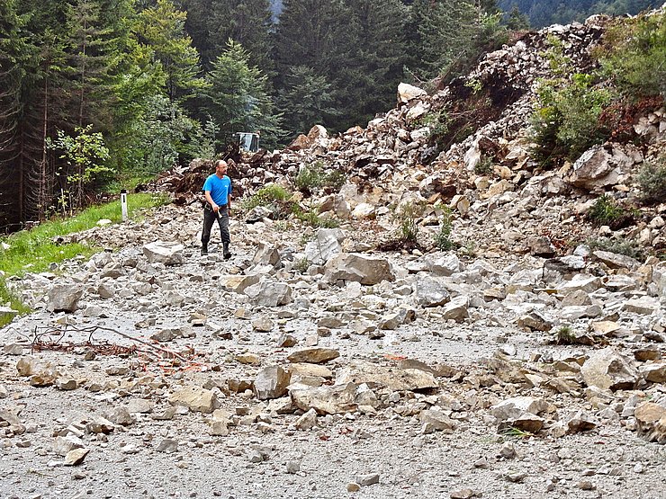 Sprengschutz auf der B 179